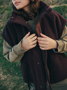 Oversized Fleece Vest