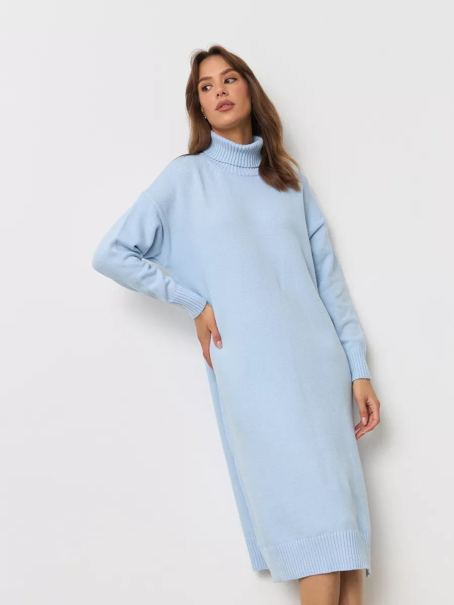 Simple Mid-length Straight Dress